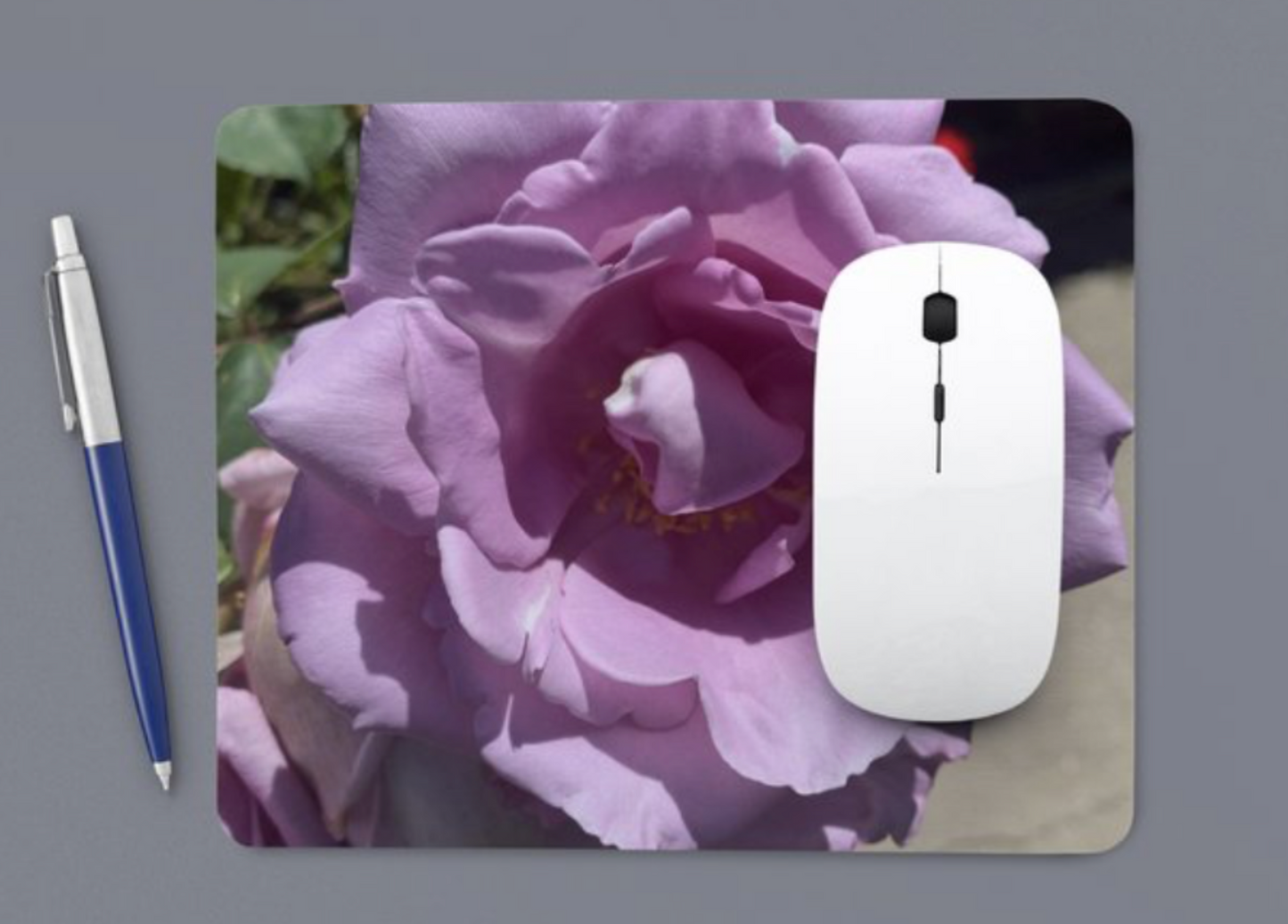 Roses From My Garden "BLUE GIRL" MOUSE PAD