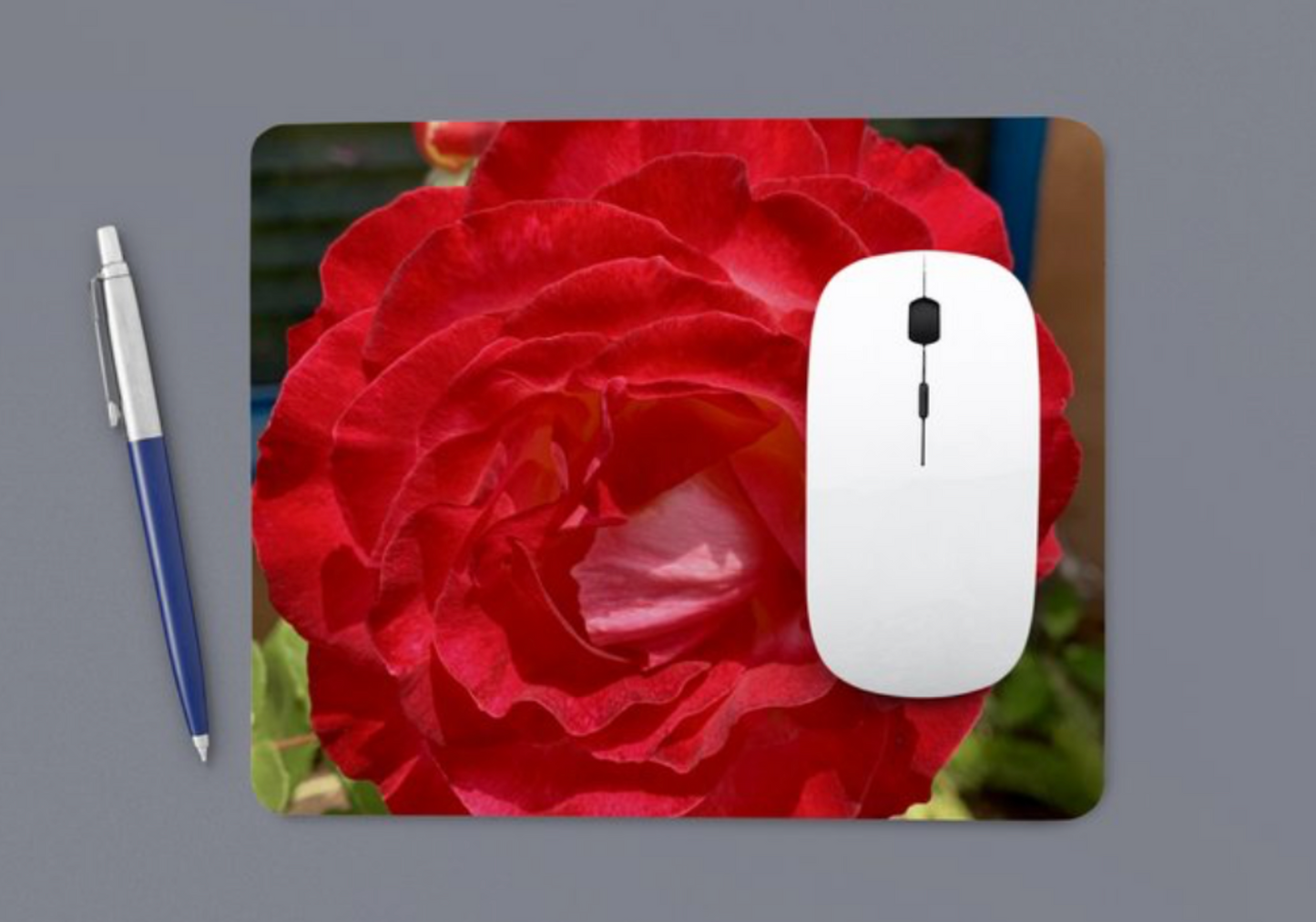 Roses From My Garden "RONALD REAGAN" MOUSE PAD