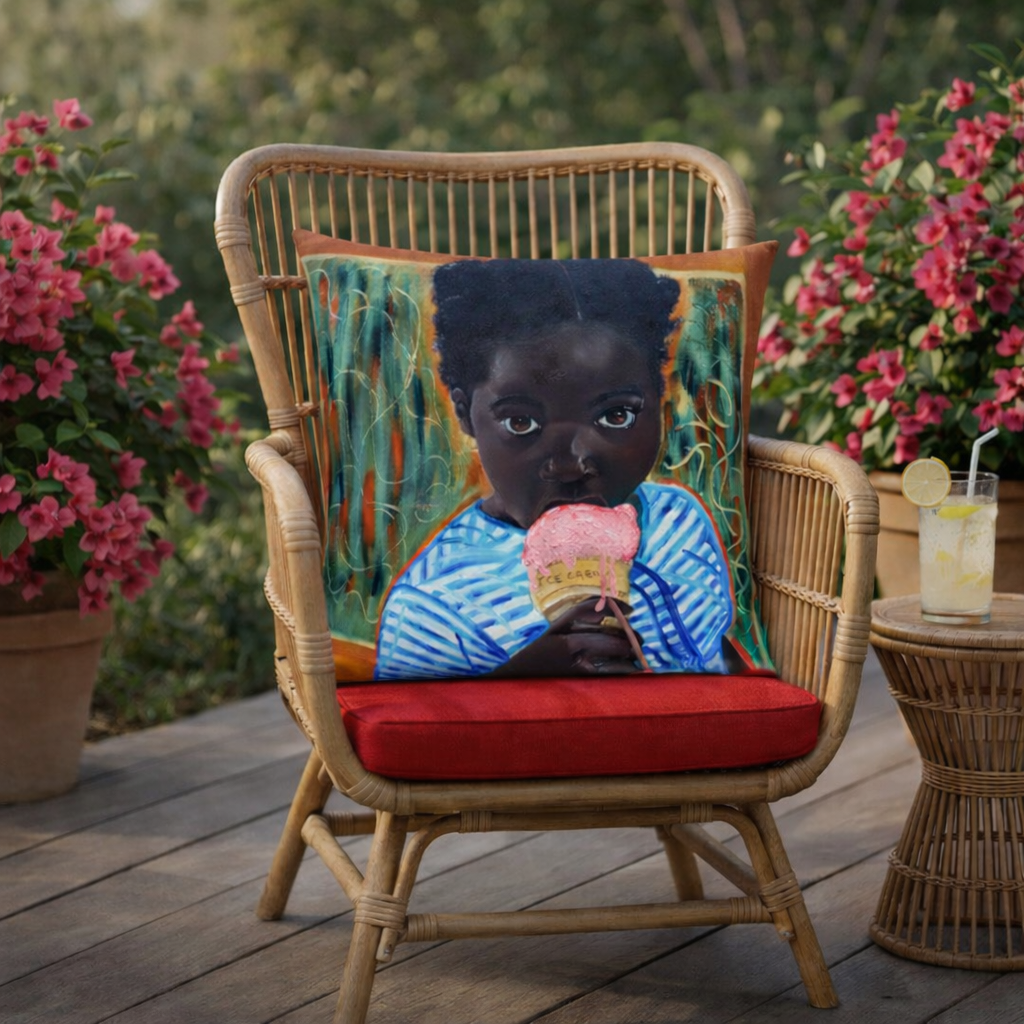 "BLACKER THE BERRY" THROW PILLOW