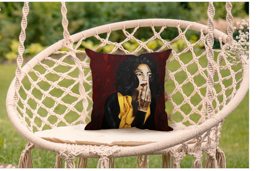 "DEB IN PARIS" THROW PILLOW