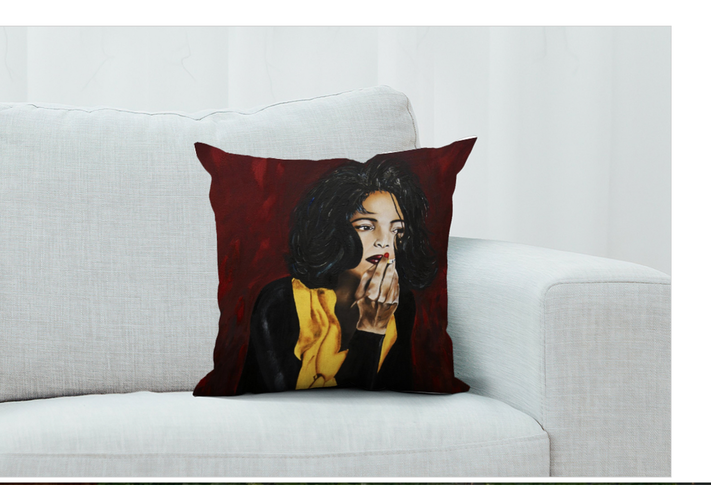 "DEB IN PARIS" THROW PILLOW