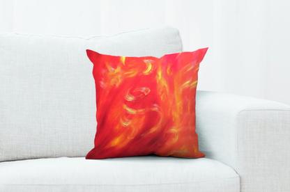"FIREBALL" THROW PILLOW