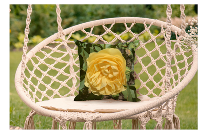 "HENRY FONDA ROSE"  THROW PILLOW