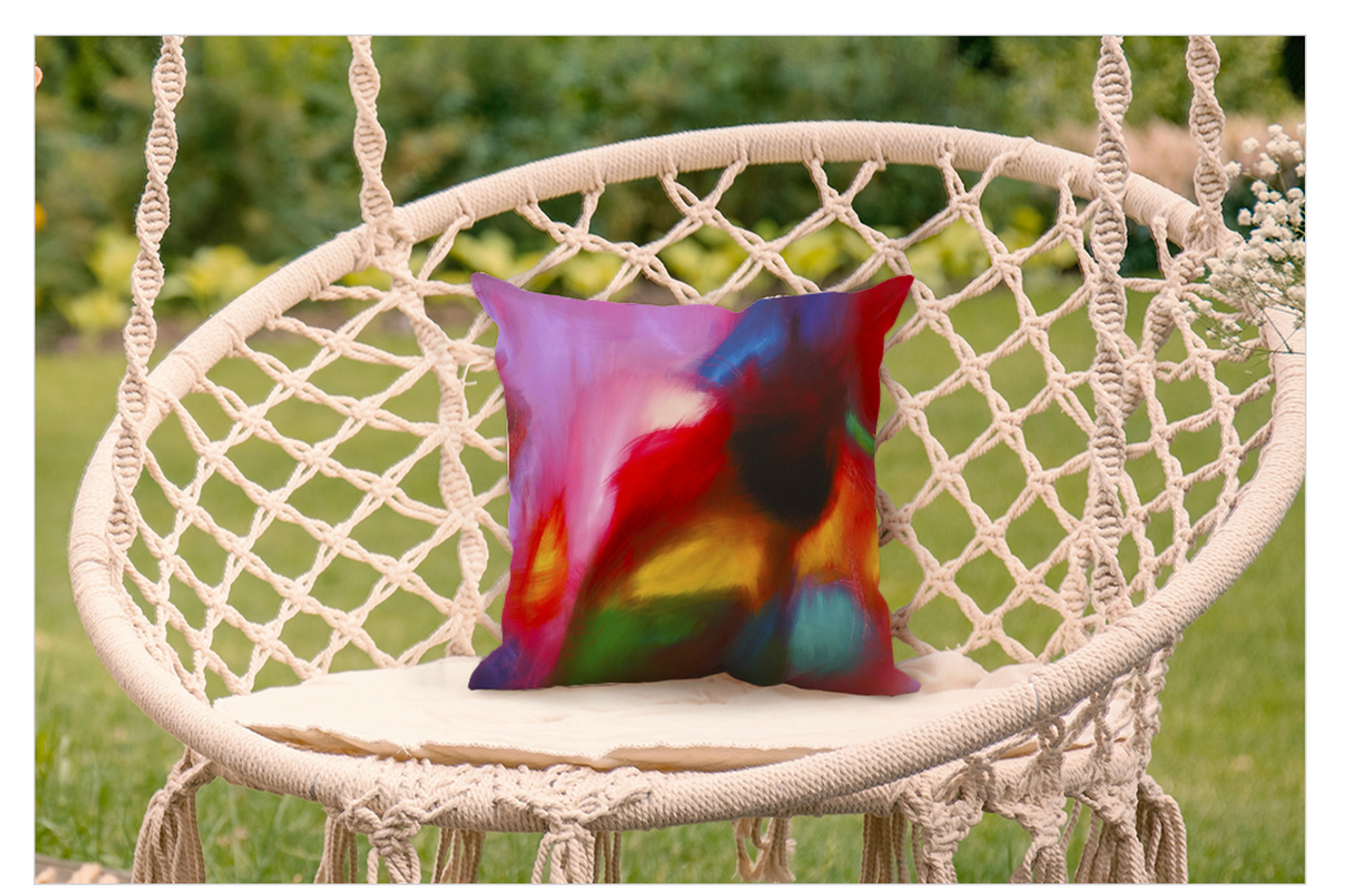 "KALEIDOSCOPE" THROW PILLOW