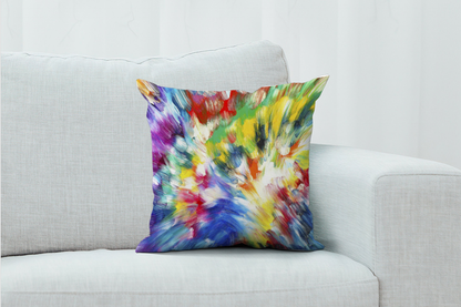"PEACOCK" THROW PILLOW