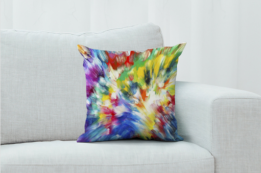 "PEACOCK" THROW PILLOW