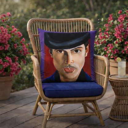 "HIS ROYAL BADNESS, PRINCE" THROW PILLOW