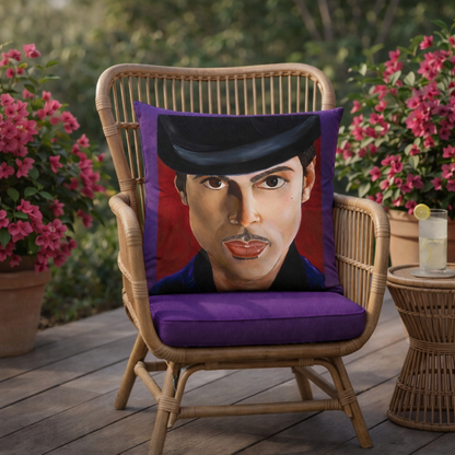 "HIS ROYAL BADNESS, PRINCE" THROW PILLOW