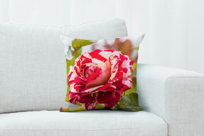 "ROCK N' ROLL ROSE" THROW PILLOW