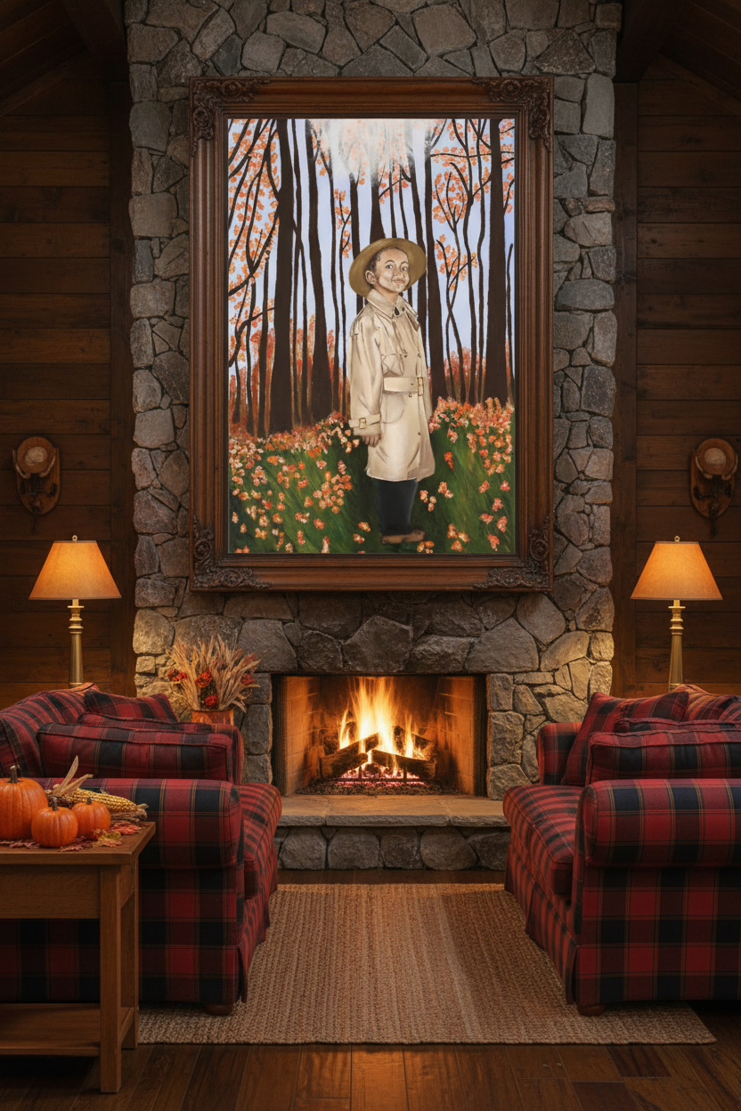 Boy In The Woods