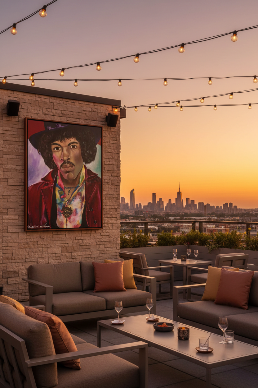 Jimi Hendrix – Rooftop Terrace Bar